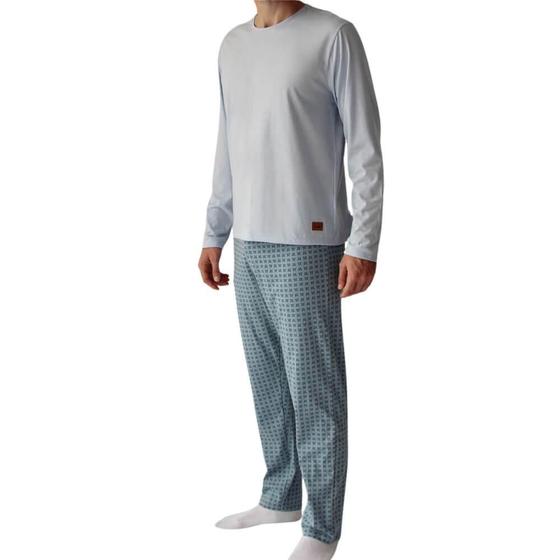 Imagem de Pijama Longo Lilás Laibel 15.802281 Masculino