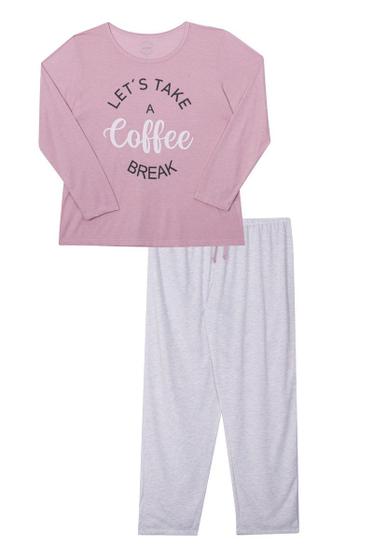 Imagem de Pijama Longo Loja Zus Let's Take a Coffee