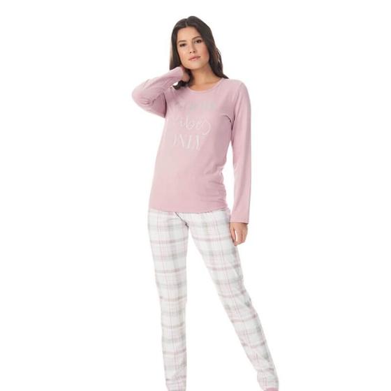 Imagem de Pijama Longo Xadrez Bela Notte 1001756