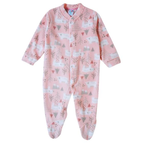 Imagem de Pijama Macacão Bebê Tip Top Ursinha em Soft
