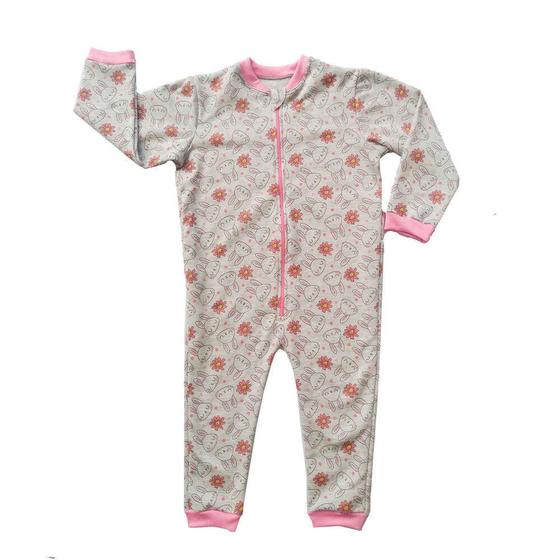 Imagem de Pijama Macacão Infantil de Moletinho Cute