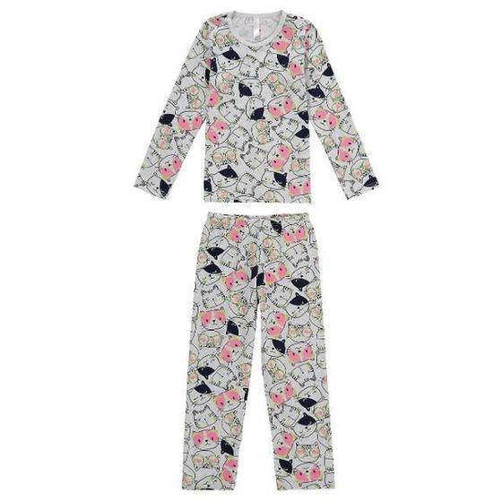 Imagem de Pijama Manga Longa Infantil Menina Malwee Liberta Ref. 77370