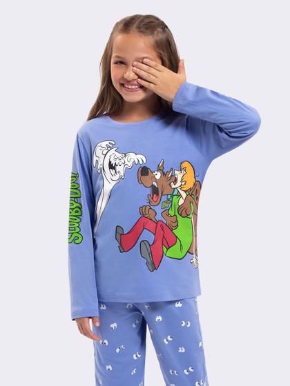 Imagem de Pijama Manga Longa Infantil Scooby-Doo Mystery