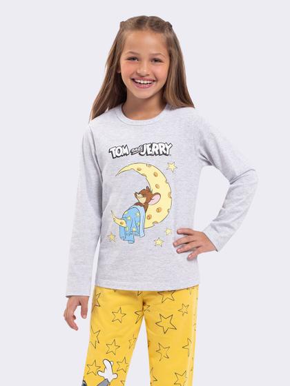 Imagem de Pijama Manga Longa Infantil Tom and Jerry Bons Sonhos