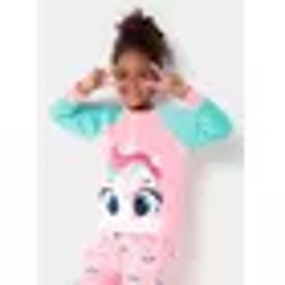 Imagem de Pijama Manga Longa Kids Menina Soft Unicórnio Music Puket