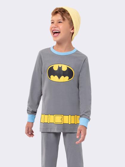 Imagem de Pijama Manga Longa Slimfit Batman