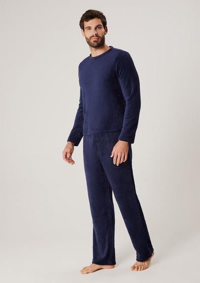 Pijama Masculino Longo Em Fleece Menor preço em Pijama Masculino Longo Em Fleece
