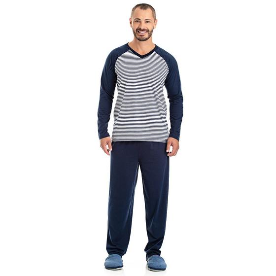 Imagem de Pijama Masculino Longo Listrado - 08.02.007