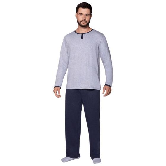 Imagem de Pijama Masculino Lupo AM Longo Touch - Ref. 28518