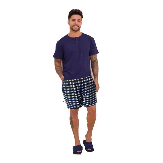 Imagem de Pijama Masculino ViscoLycra 4027A  Formosa Plus Size