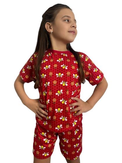 Imagem de Pijama Meia Coxa Feminino Short Baby Doll