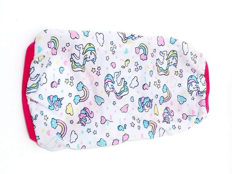 Imagem de Pijama para cachorro Estampa Unicórnio branca Tamanho P