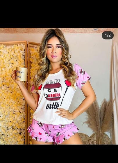 Imagem de Pijama personagem temático shortinho