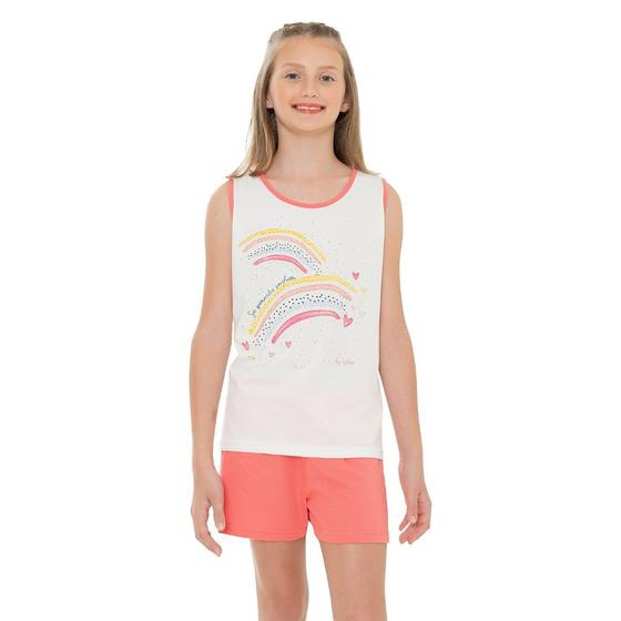 Imagem de Pijama Regata de Arco-Íris e Short - Izitex