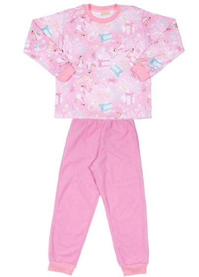 Imagem de Pijama Soft Infantil Menina Patins Roller