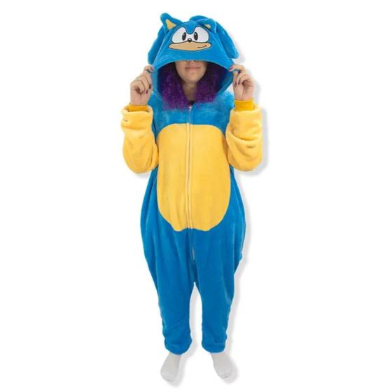 Imagem de Pijama Sonic Kigurumi