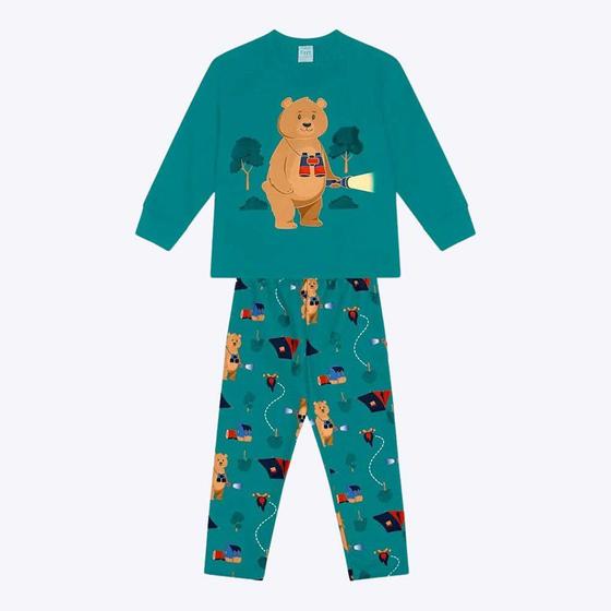 Imagem de Pijama Urso Infantil Masculino Kyly 1000331