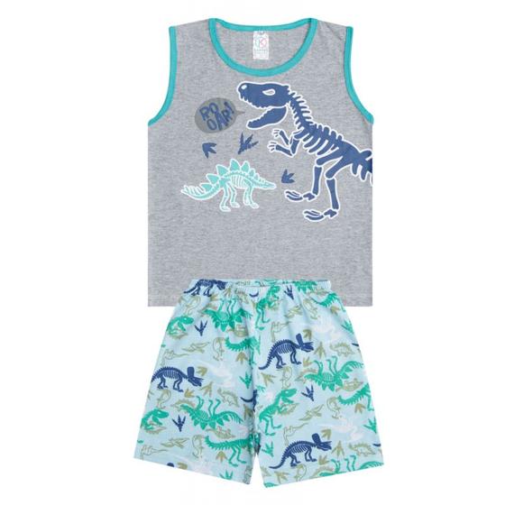 Imagem de Pijama Verão Regata - Menino - Dinossauro