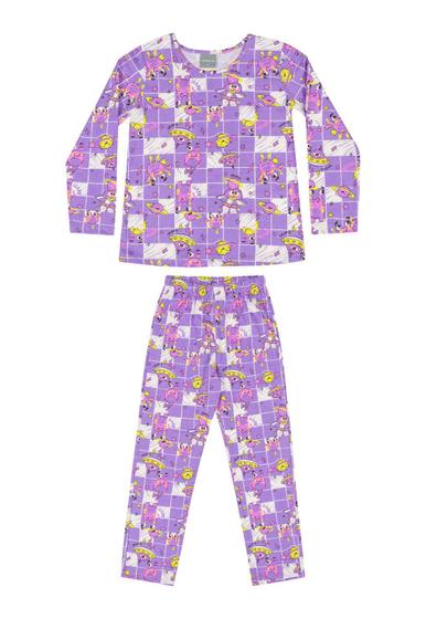 Imagem de Pijama Xadrez Infantil Menina Quimby