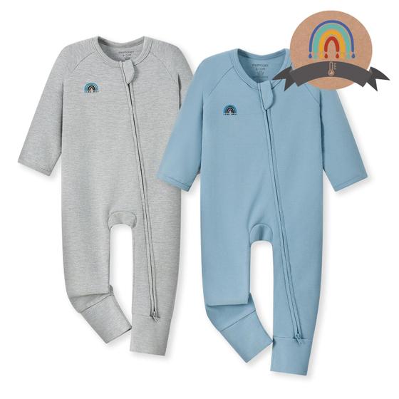 Imagem de Pijamas Bebê Momcozy Baby-Temp Monitoring (18-24 Meses) - Pacote com 2