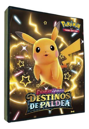 Imagem de Pikachu Destinos De Paldea Album Pokemon Cards Sem Folhas