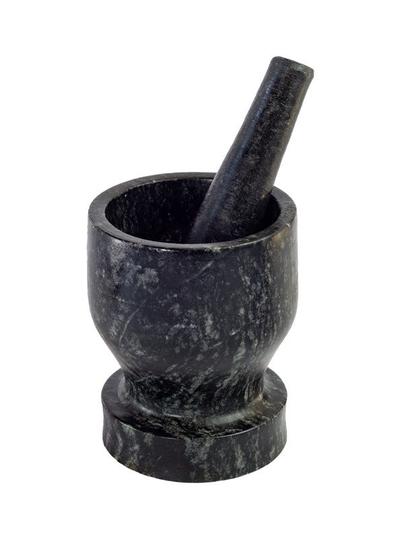 Imagem de Pilão Pedra Sabão com base São José