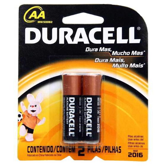 Pilha Aa Alcalina Com 2 - Duracell Menor preço em Pilha Aa Alcalina Com 2 - Duracell