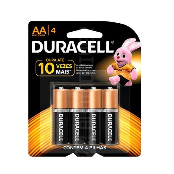 Imagem de Pilha AA Blister Com 4 Unidades Duracell MN1500