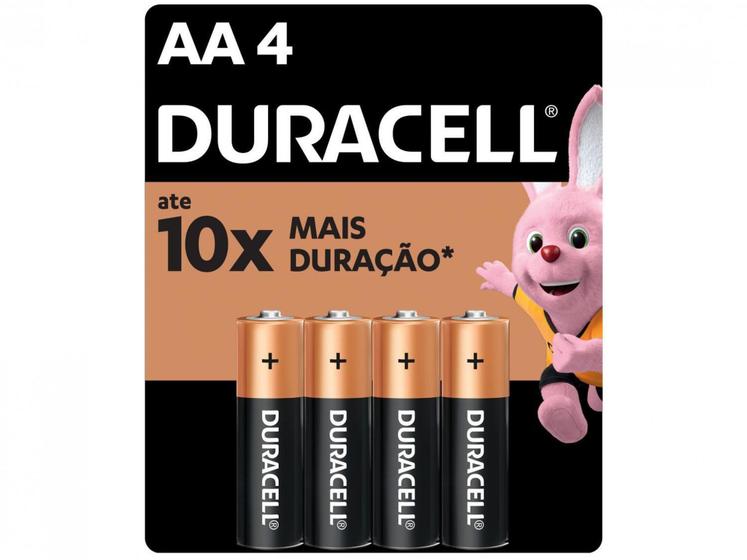 Pilha AA Pequena Alcalina 4 Unidades - Duracell é boa?
