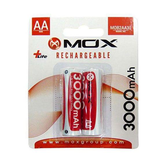 Imagem de Pilha AA Recarregavel Mox AA X2 3000MAH