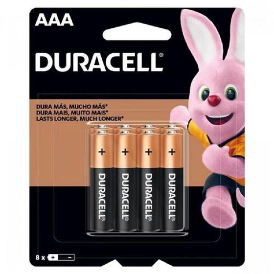 Imagem de Pilha AAA Duracell Com 8 unidades