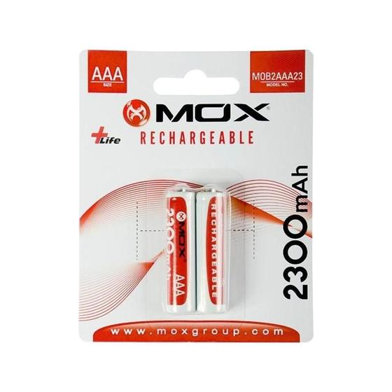 Imagem de Pilha AAA Recarregavel Mox AAA X2 2300MAH