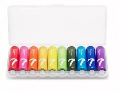 Imagem de Pilha AAA Xiaomi Rainbow Batteries Caixa c/10 PCS