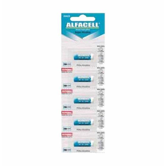 Pilha alcalina 23a 12v com 5 23ac5 / 5un / alfacell Menor preço em Pilha alcalina 23a 12v com 5 23ac5 / 5un / alfacell