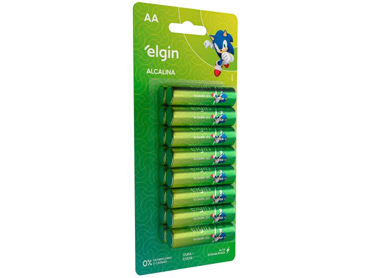 Pilha Alcalina AA Blister Elgin 1,5V 16 Unidades Menor preço em Pilha Alcalina AA Blister Elgin 1,5V 16 Unidades