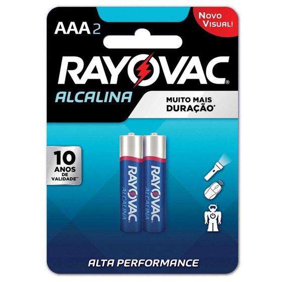 Pilha Alcalina AA Rayovac - Blister com 2 Unidades Menor preço em Pilha Alcalina AA Rayovac - Blister com 2 Unidades