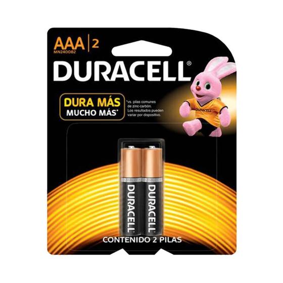 Imagem de Pilha Alcalina AAA 2 unidades Duracell