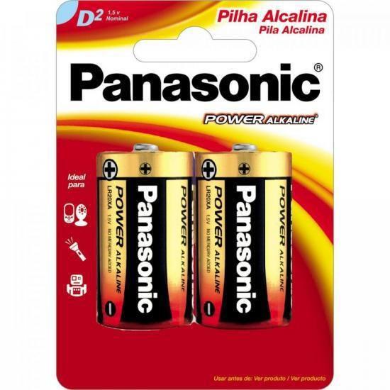 Imagem de Pilha Alcalina D 1,5V Lr20Xab2B Panasonic (Cartela Com 2 Un)