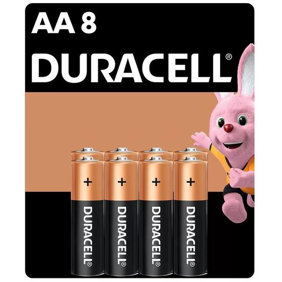 Imagem de Pilha Alcalina Duracell AA - 8 Unidades