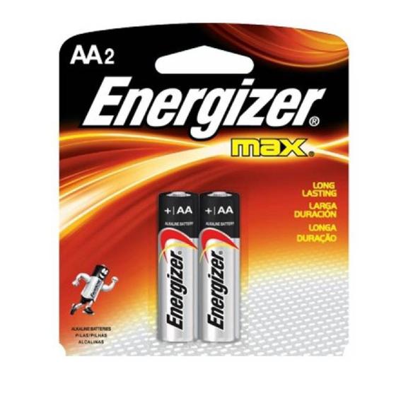 Pilha Alcalina Energizer Max AA Pequena - 2 Unidades Menor preço em Pilha Alcalina Energizer Max AA Pequena - 2 Unidades
