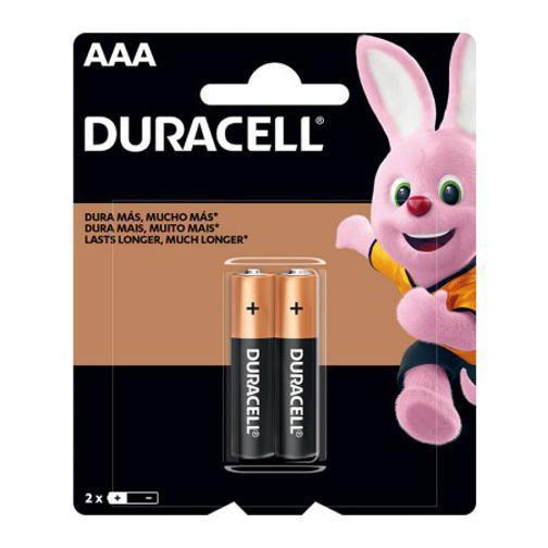 Imagem de Pilha Alcalina Palito Aaa Com 2 Unidades Duracell