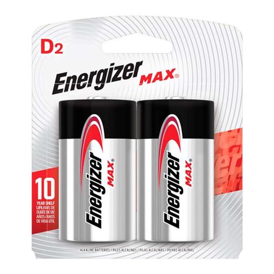 Imagem de Pilha Alkaline Grande com 02 Energizer Max