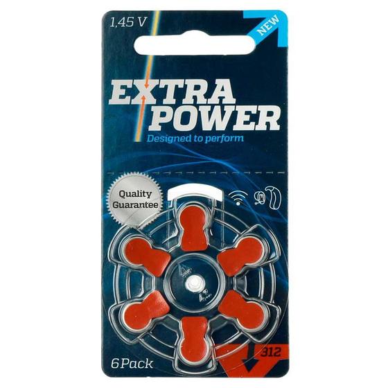 Pilha auditiva 312 extra power - 1 cartela com 6 baterias Menor preço em Pilha auditiva 312 extra power - 1 cartela com 6 baterias