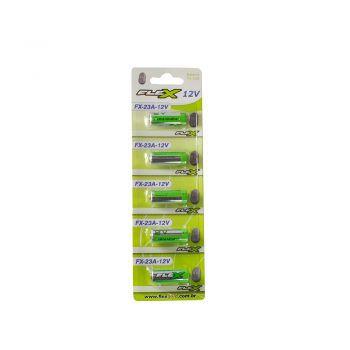 Pilha Bateria 12V 23A - Cartela C/ 5 Unid - FX-23A-12V - Flex Menor preço em Pilha Bateria 12V 23A - Cartela C/ 5 Unid - FX-23A-12V - Flex