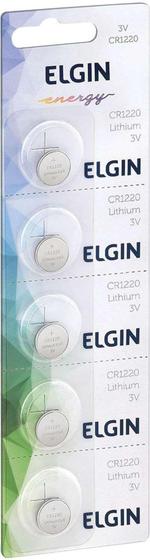 Pilha Bateria Botao CR1220 3V Lithium - Elgin Menor preço em Pilha Bateria Botao CR1220 3V Lithium - Elgin