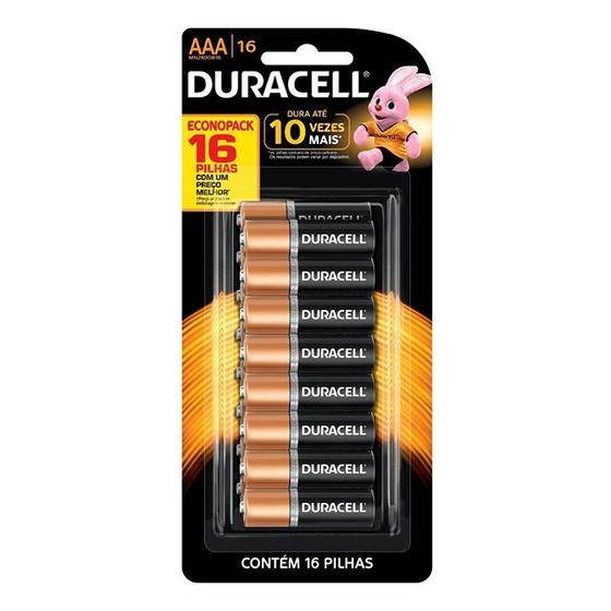 Imagem de Pilha Duracell AAA/16 MN2400B16