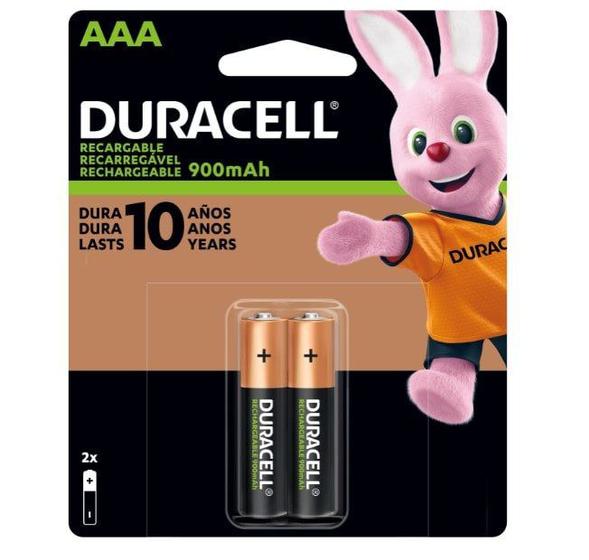 Imagem de Pilha Duracell Palito AAA C/2 Recarregavel