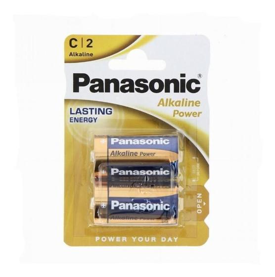 Imagem de Pilha Media C Lr14 Panasonic Alkaline Com 2 Und