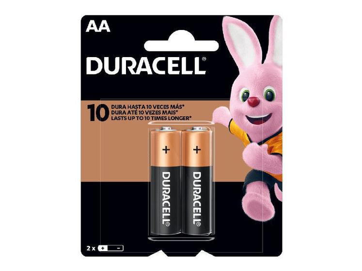 Pilha Pequena Duracell AA Alcalina com 2 Unidades Menor preço em Pilha Pequena Duracell AA Alcalina com 2 Unidades