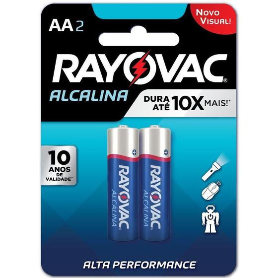 Imagem de Pilha rayovac aa alcalina blister c/ 2 und